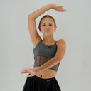 Top CORSET GLOW GRAPHITE