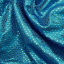 lycra AMAZON SEA BLUE HOLO