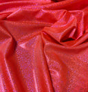 lycra CERISE GRAPEFRUIT SHINE HOLO