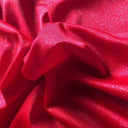 Krwistoczerwona lycra GLITTER RED (shine) ze srebrną nitką i połyskiem do szycia strojów tanecznych, gimnastycznych i akrobatycznych.