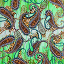 lycra GREEN IMAGINATION PRINT