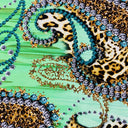 lycra GREEN IMAGINATION PRINT
