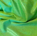 lycra LIME GREEN HOLO