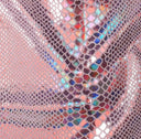 lycra PRINCESS PINK SNAKE HOLO