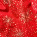 lycra RED FLOWER SHINE