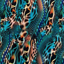 lycra SEA CAT PRINT