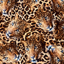 lycra SPOTTED LEOPARD PRINTED