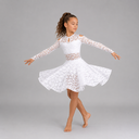 sukienka FLORAL WHITE