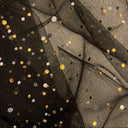Tiul BLACK GOLD&SILVER DOTS
