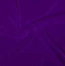 Fioletowy welur SMOOTH STRETCH GRAPE – angielska lycra welurowa rozciągliwa w 4 kierunkach do szycia strojów tanecznych i fitness.