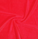 Neonowoczerwony welur SMOOTH STRETCH NEON RED – angielska lycra welurowa rozciągliwa w 4 kierunkach do szycia strojów tanecznych.