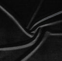 Czarny welur SMOOTH STRETCH VELVET BLACK – włoska lycra welurowa rozciągliwa w 4 kierunkach do szycia strojów tanecznych i fitness.